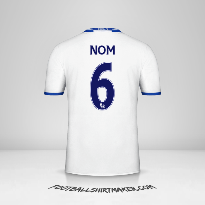 Maillot Chelsea 2016/17 Troisième -  nom - 6