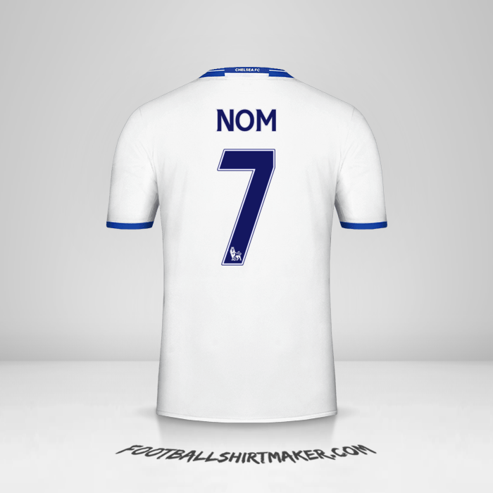 Maillot Chelsea 2016/17 Troisième -  nom - 7