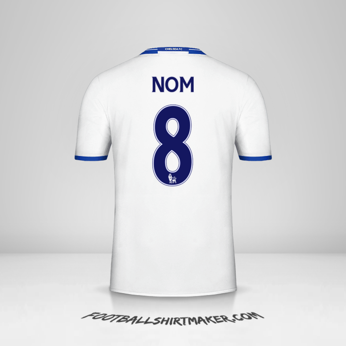 Maillot Chelsea 2016/17 Troisième -  nom - 8