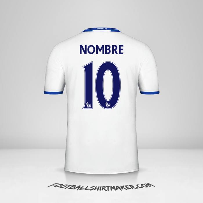 Camiseta Chelsea 2016/17 Tercera -  nombre - 10