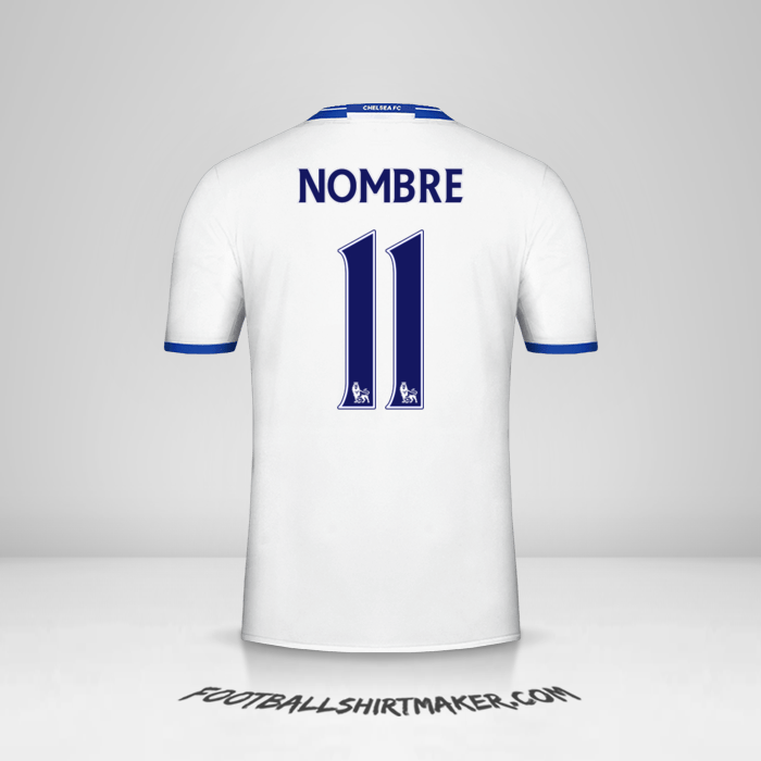 Jersey Chelsea 2016/17 Tercera -  nombre - 11