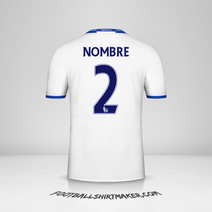 Jersey Chelsea 2016/17 Tercera -  nombre - 2