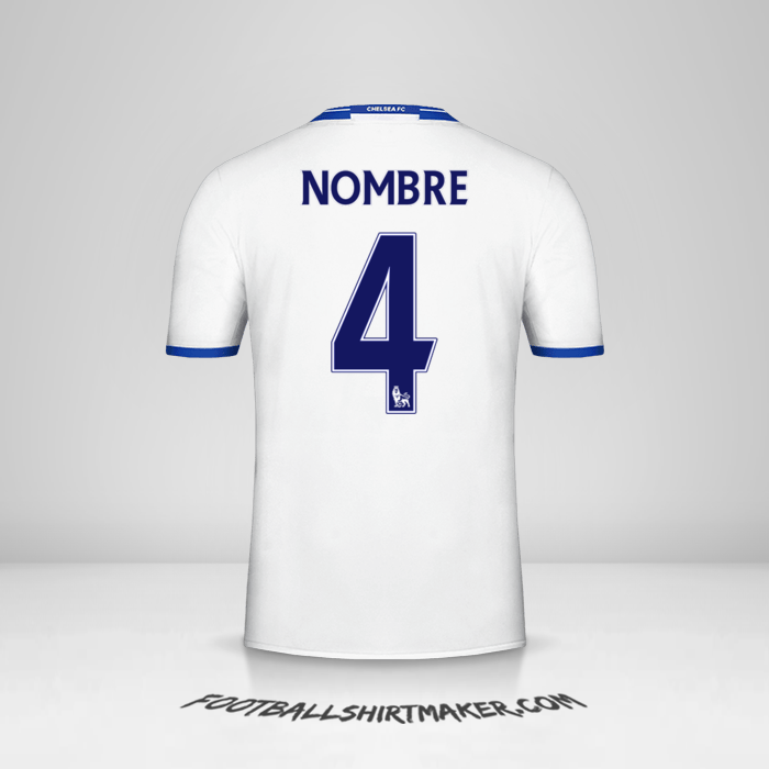 Camiseta Chelsea 2016/17 Tercera -  nombre - 4