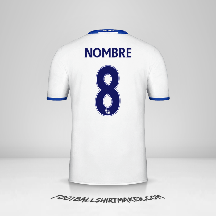 Camiseta Chelsea 2016/17 Tercera -  nombre - 8