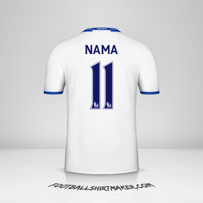 Jersey Chelsea 2016/17 Ketiga -  nama - 11
