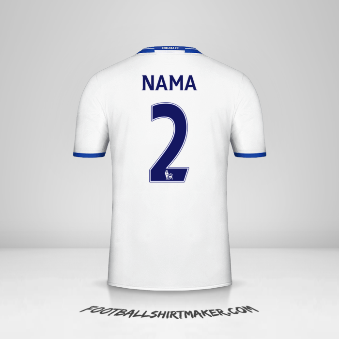 Jersey Chelsea 2016/17 Ketiga -  nama - 2