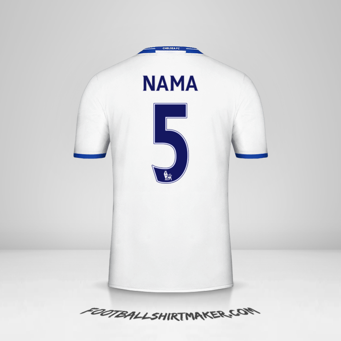 Jersey Chelsea 2016/17 Ketiga -  nama - 5