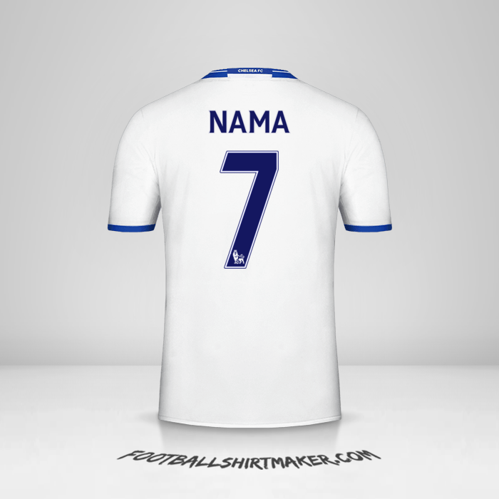 Jersey Chelsea 2016/17 Ketiga -  nama - 7
