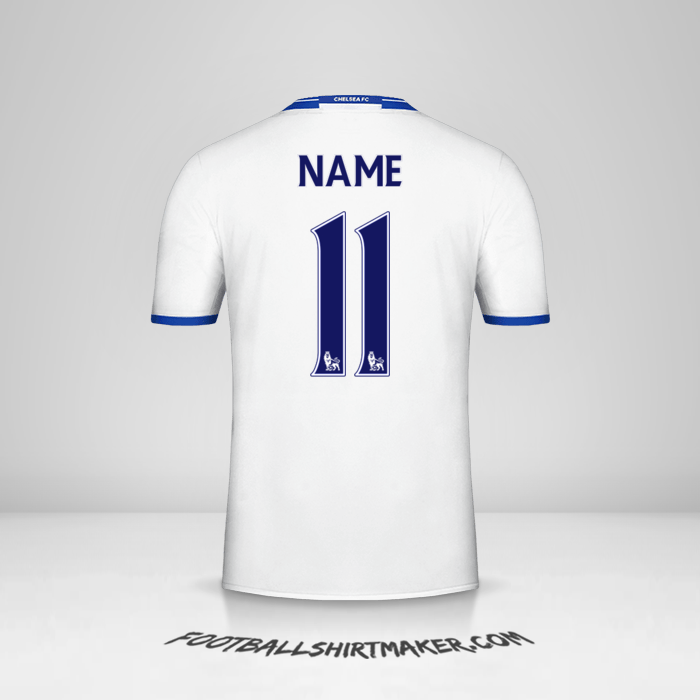Trikot Chelsea 2016/17 Dritte -  name - 11