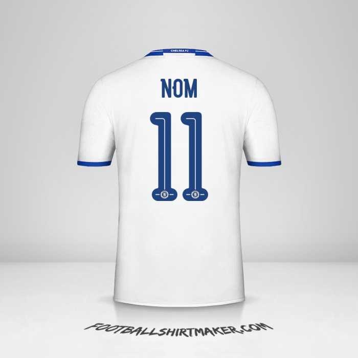 Maillot Chelsea Cup 2016/17 Troisième -  nom - 11