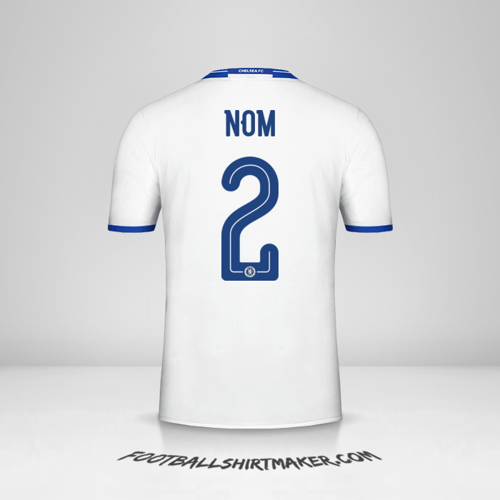 Maillot Chelsea Cup 2016/17 Troisième -  nom - 2
