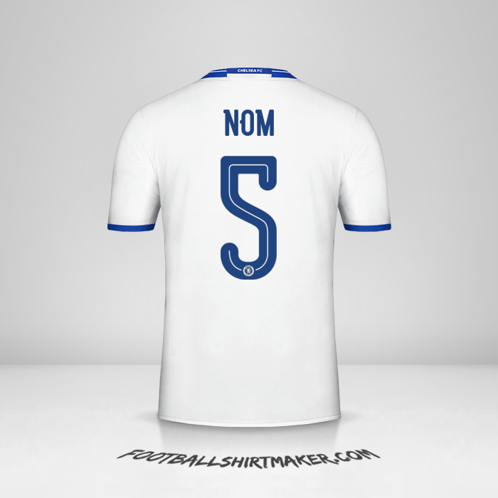 Maillot Chelsea Cup 2016/17 Troisième -  nom - 5