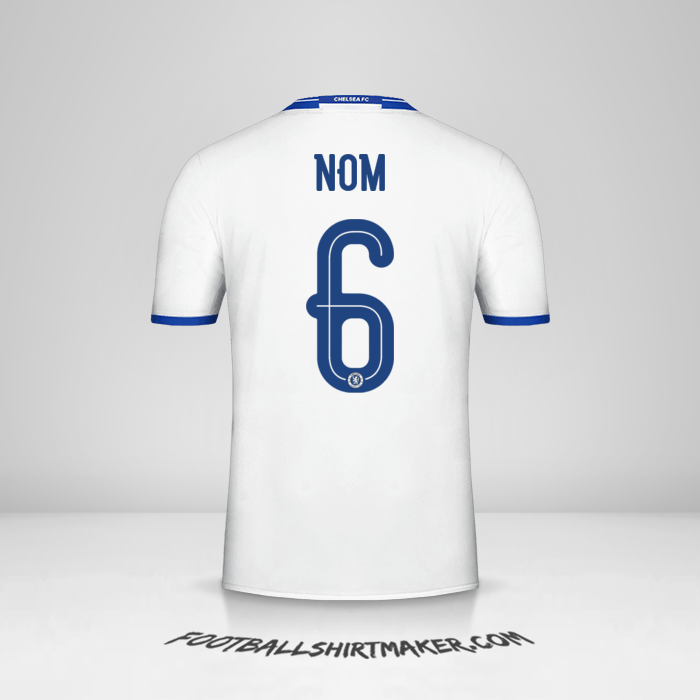 Maillot Chelsea Cup 2016/17 Troisième -  nom - 6