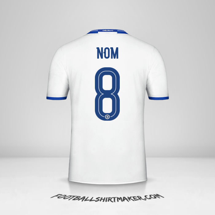 Maillot Chelsea Cup 2016/17 Troisième -  nom - 8