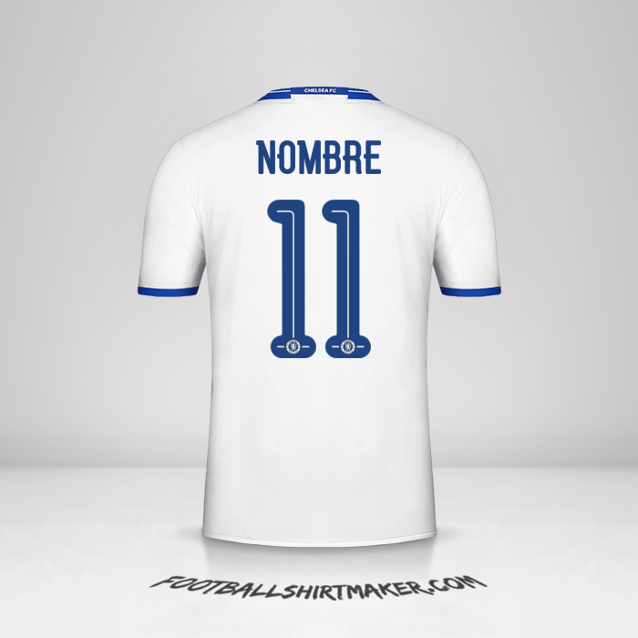 Camiseta Chelsea Cup 2016/17 Tercera -  nombre - 11
