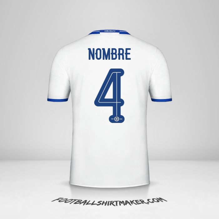 Jersey Chelsea Cup 2016/17 Tercera -  nombre - 4