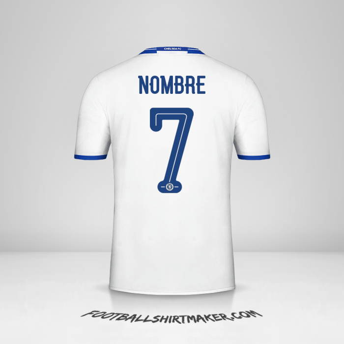 Camiseta Chelsea Cup 2016/17 Tercera -  nombre - 7