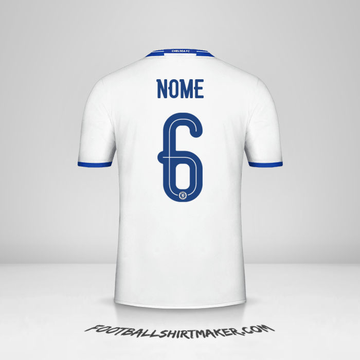 Maglia Chelsea Cup 2016/17 Terza -  nome - 6