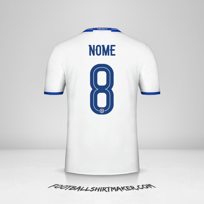 Maglia Chelsea Cup 2016/17 Terza -  nome - 8