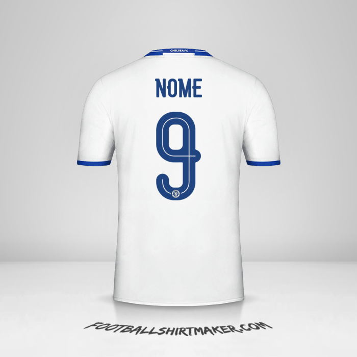 Maglia Chelsea Cup 2016/17 Terza -  nome - 9