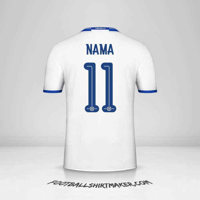 Jersey Chelsea Cup 2016/17 Ketiga -  nama - 11