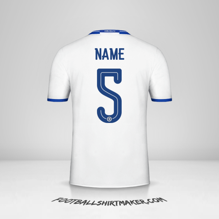 Jersey Chelsea Cup 2016/17 Third -  name - 5