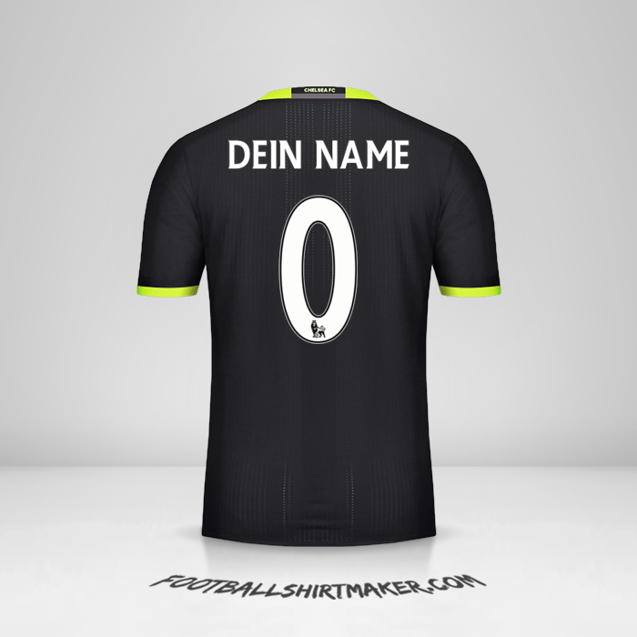 Trikot Chelsea 2016/17 II -  dein name - 0