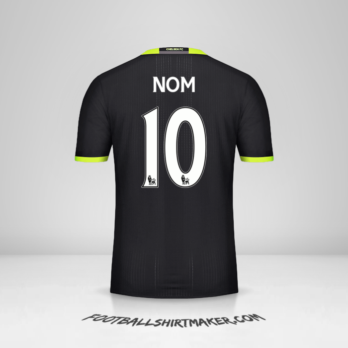Maillot Chelsea 2016/17 Extérieur -  nom - 10