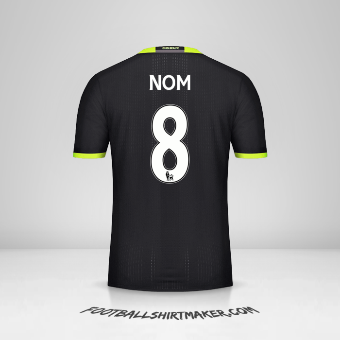 Maillot Chelsea 2016/17 Extérieur -  nom - 8