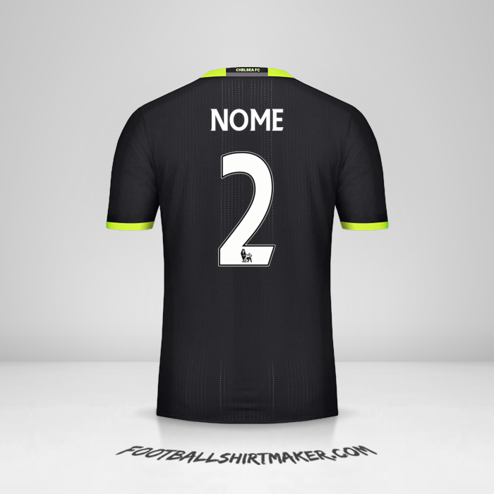 Maglia Chelsea 2016/17 Seconda -  nome - 2