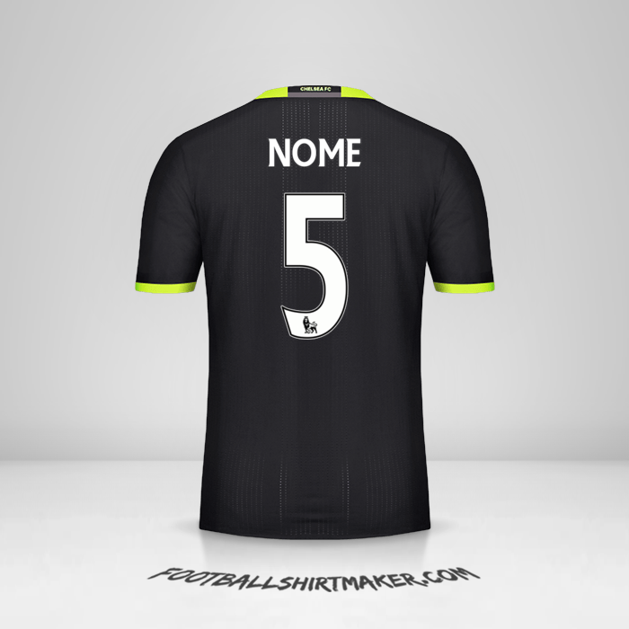 Maglia Chelsea 2016/17 Seconda -  nome - 5
