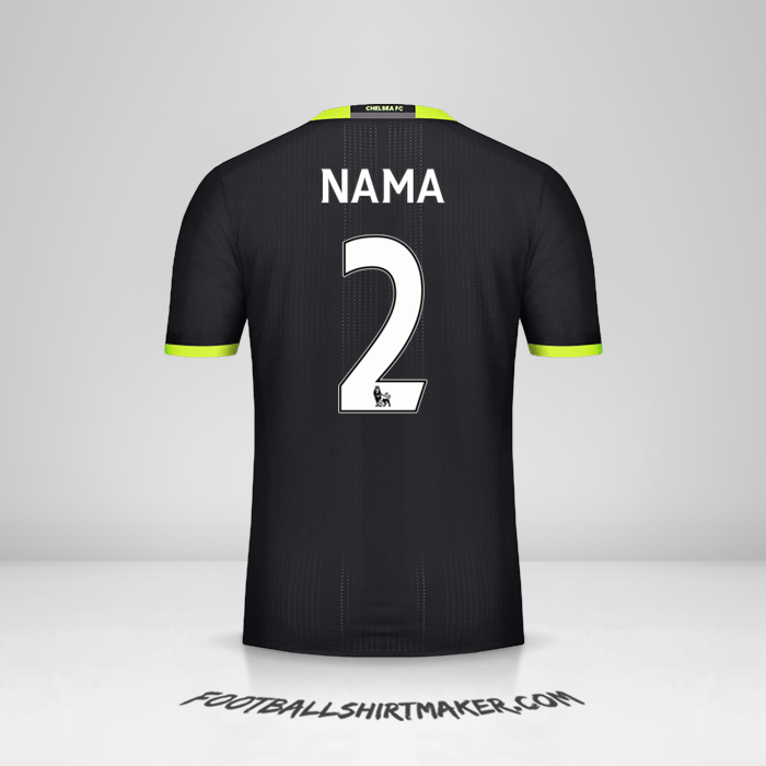 Jersey Chelsea 2016/17 Alternatif -  nama - 2