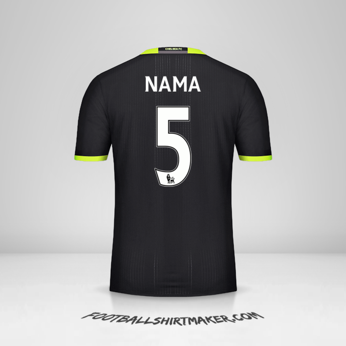 Jersey Chelsea 2016/17 Alternatif -  nama - 5