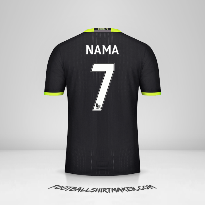 Jersey Chelsea 2016/17 Alternatif -  nama - 7