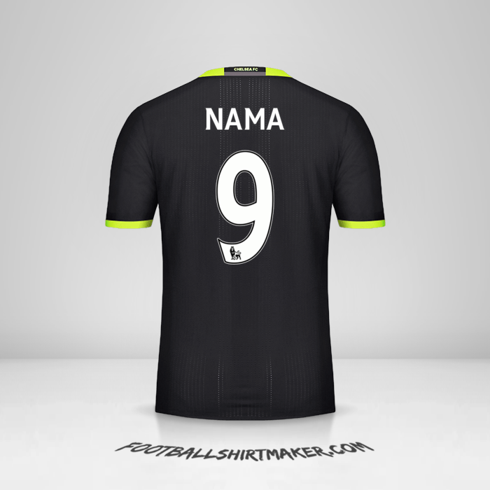 Jersey Chelsea 2016/17 Alternatif -  nama - 9