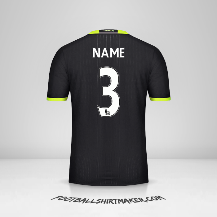 Jersey Chelsea 2016/17 Away -  name - 3
