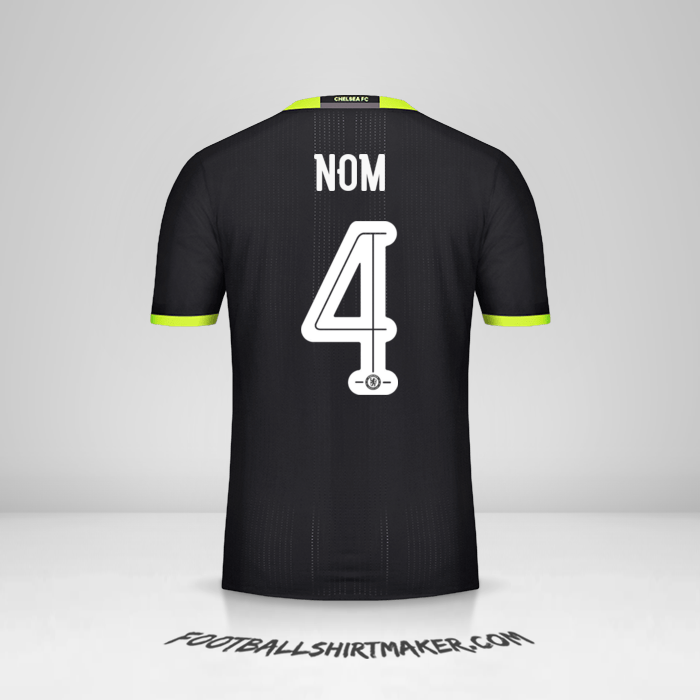Maillot Chelsea Cup 2016/17 Extérieur -  nom - 4