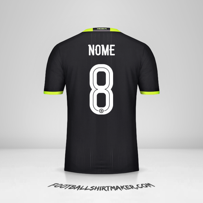 Camisola Chelsea Cup 2016/17 Alternativa -  nome - 8
