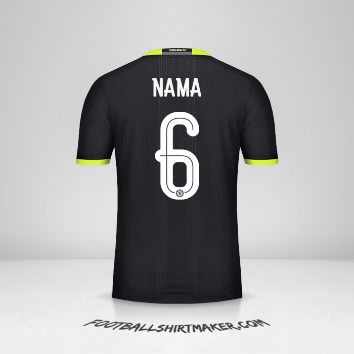 Jersey Chelsea Cup 2016/17 Alternatif -  nama - 6