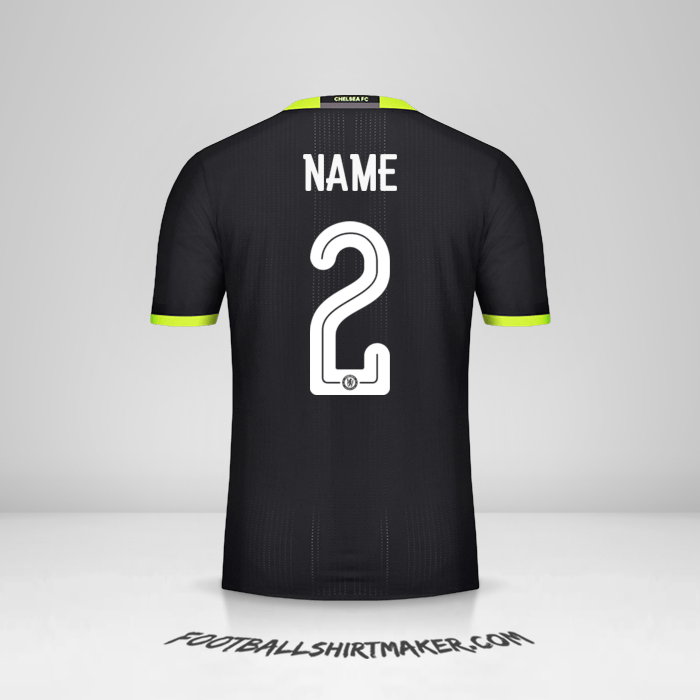 Jersey Chelsea Cup 2016/17 Away -  name - 2