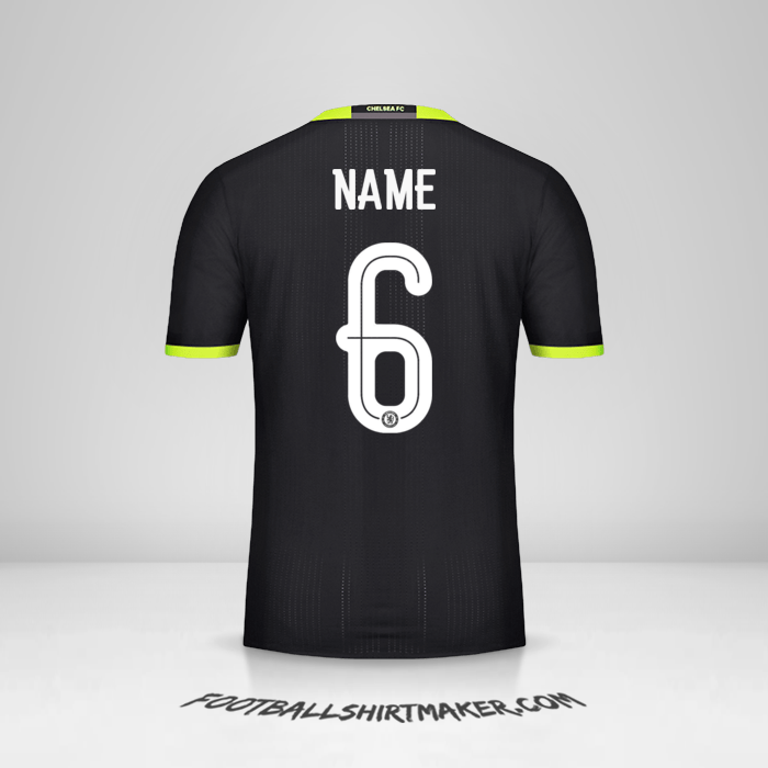 Shirt Chelsea Cup 2016/17 Away -  name - 6