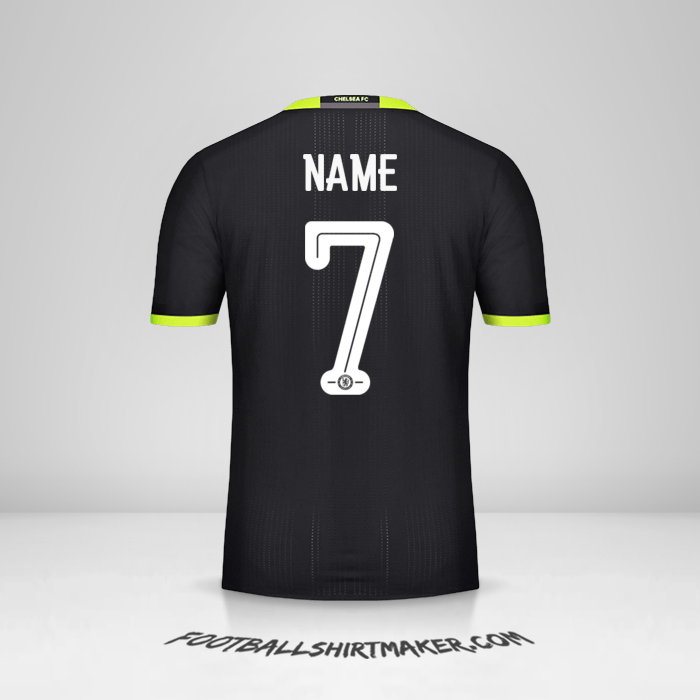 Shirt Chelsea Cup 2016/17 Away -  name - 7