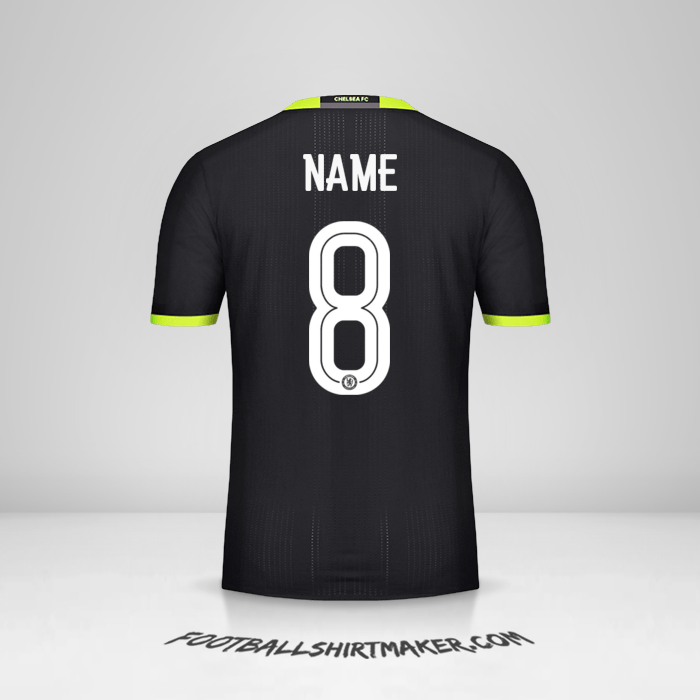 Trikot Chelsea Cup 2016/17 Auswärts -  name - 8