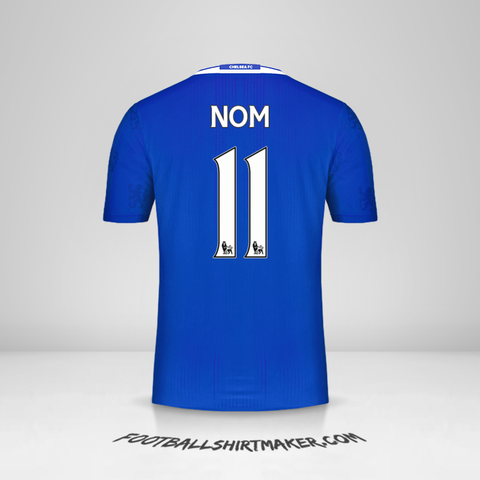 Maillot Chelsea 2016/17 -  nom - 11