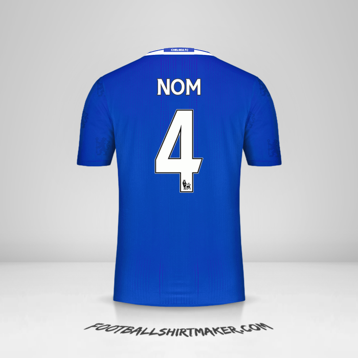 Maillot Chelsea 2016/17 -  nom - 4