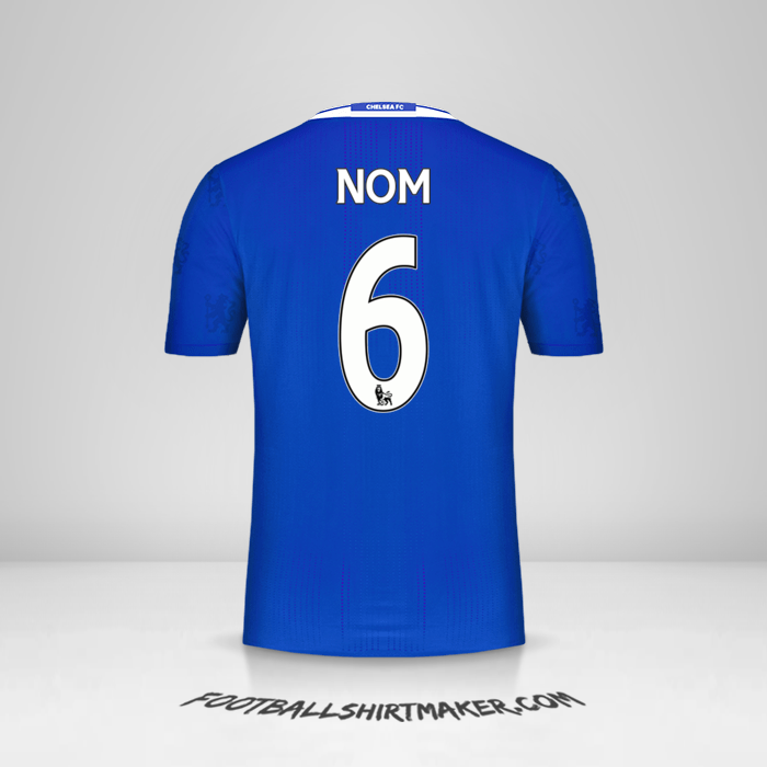 Maillot Chelsea 2016/17 -  nom - 6