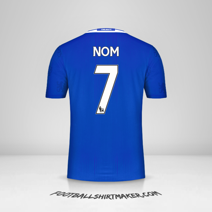 Maillot Chelsea 2016/17 -  nom - 7