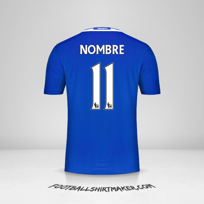 Jersey Chelsea 2016/17 -  nombre - 11