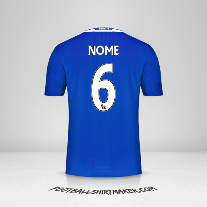 Camisa Chelsea 2016/17 -  nome - 6