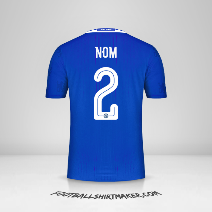 Maillot Chelsea Cup 2016/17 -  nom - 2